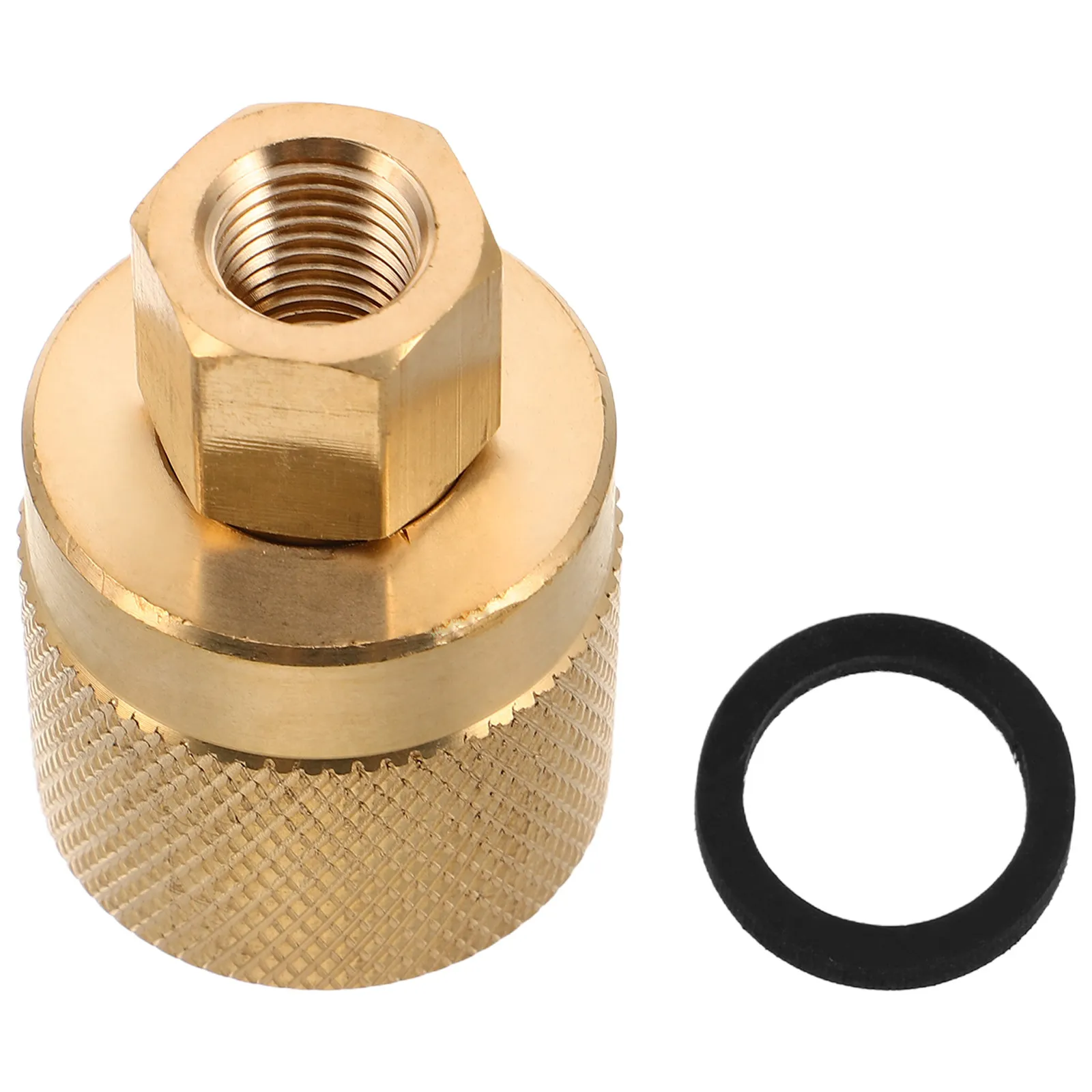 Propane Tank Female Quick Connect Adapter with Gasket for Forklift LPG Systems – Durable RE7141F-Compatible
