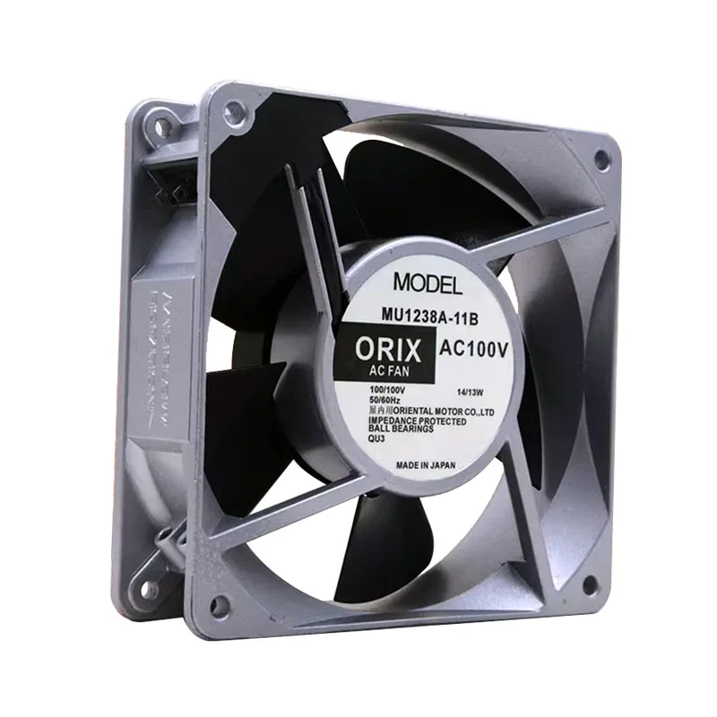 NEW ORIGINAL MU1238A-11B AC 100V 14w/13w 12038 120*120*38mm 12cm COOLING FAN RADIATOR