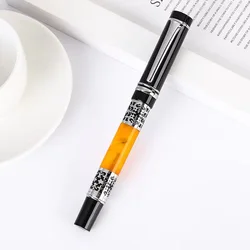 Vintage Business Acrylic Fountain Pen Fine Nib Exquisite Calligraphy Pen Gift Pen for Writing Stationery Office School Supplies