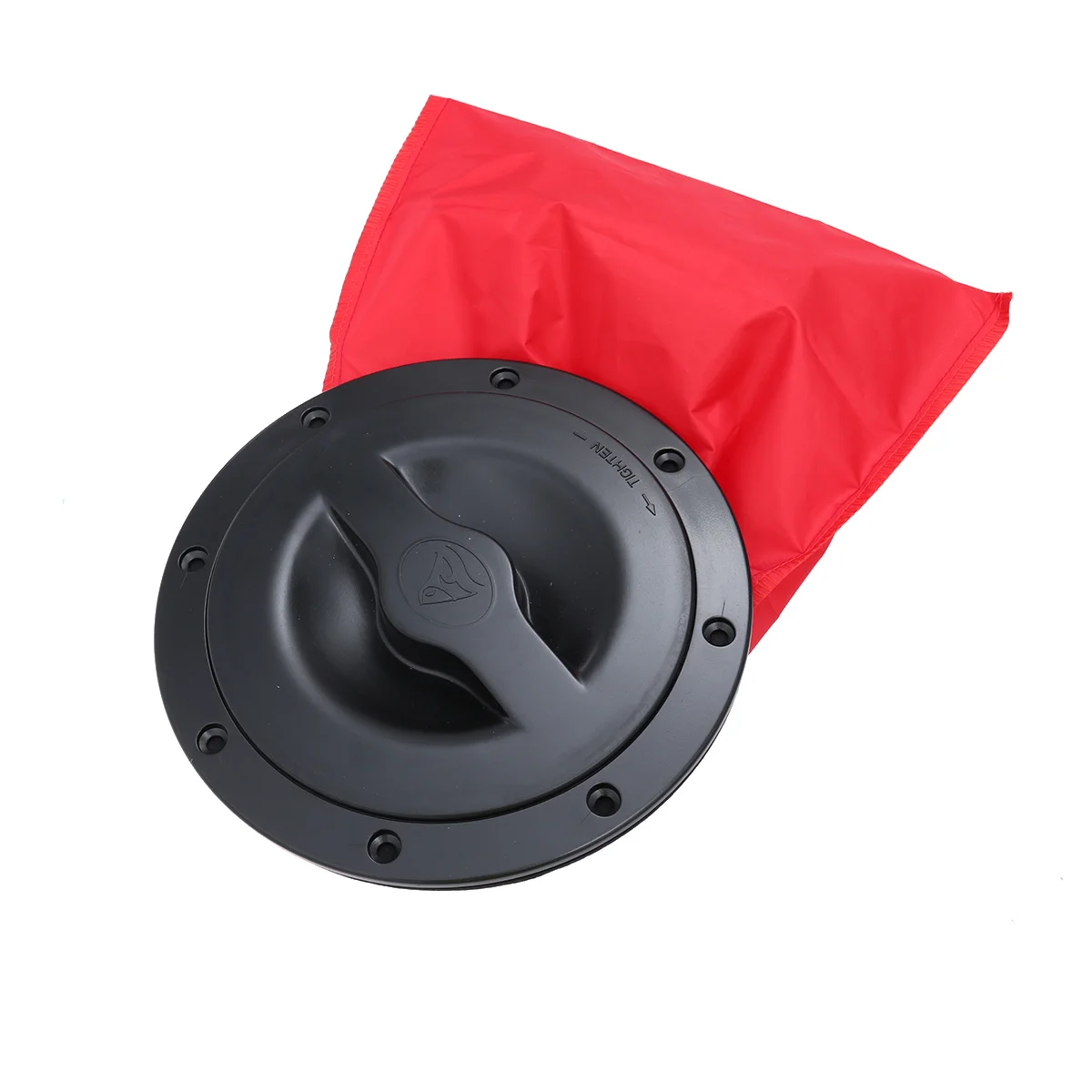 

6 Inch ABS Hatch Plate Red Storage Bag Kayak Decked Sit-on-Top Uv Protection Marine Hatch Cover Kayak Fishing Rigging
