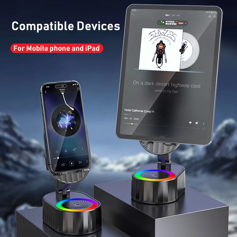 BLUEKAKA Foldable Intelligent Sensor Speaker Put and Play 9D HiFi Surround Music Can As Power Bank For Mobile Phone iPad