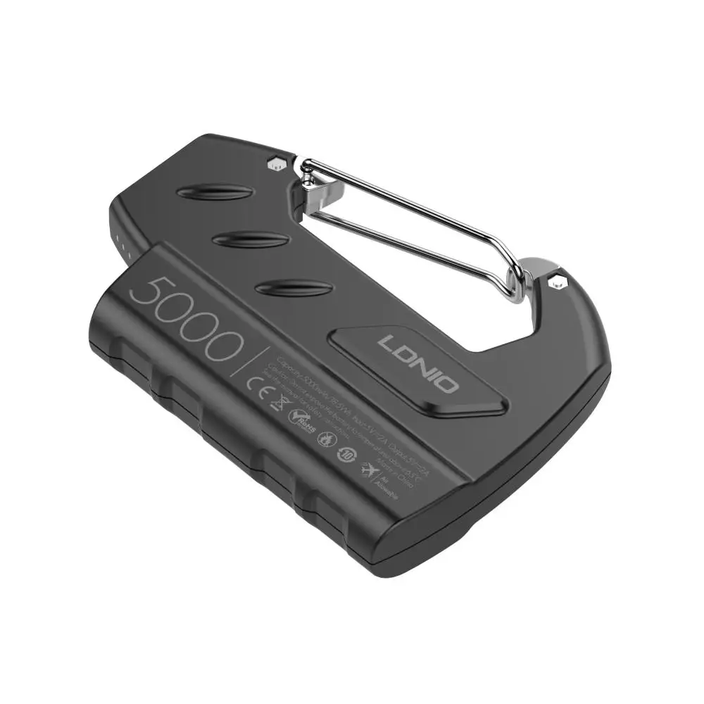 Ldnio portable Keychain Mobile Power Outdoor voyage alpinisme Mini batterie de rechange batterie externe pour le camping Mobile Power