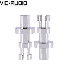 Slotted Turret lug Posts Terminal Brass Tinned Gold Plated Turrets For 1mm~3mm Strip Tag Board Audio hifi Amplifier DIY