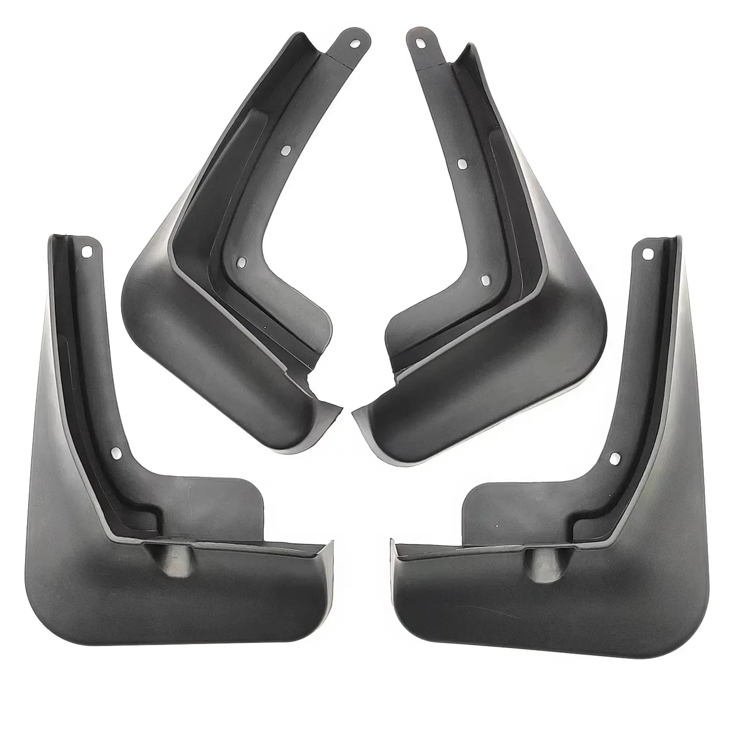 산타페 2019-2023 용 4PCS 자동차 머드 가드 커버 전면 및 후면 부품 스플래시 방지 자동차 머드 가드 플랩 휠 가드 액세서리