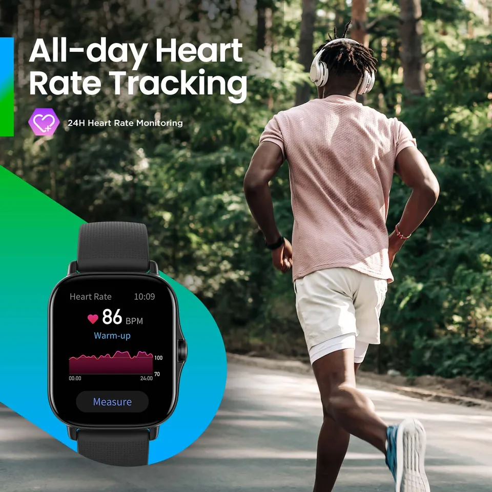 Amazfit GTS 2 Smartwatch voor Android Phone iPhone, met Alexa geïntegreerd, GPS fitness horloge voor heren en dames, 7 dagen batterijduur, 90 sportmodi, bloedzuurstof hartslagfrequentie, waterdicht, zwart Amazfit GTS 2 Smartwatch voor Android Phone iPhone, met Alexa geïntegreerd, GPS fitness horloge voor heren en dames, 7 dagen batterijduur, 90 sportmodi, bloedzuurstof hartslagfrequentie, waterdicht, zwart