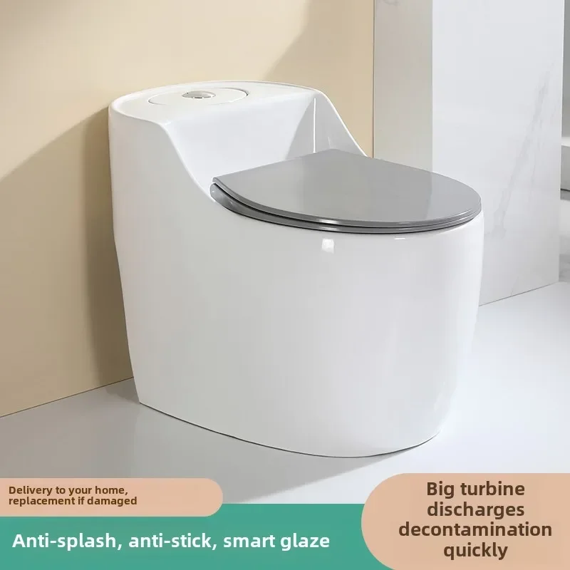 

New household ordinary toilet siphon water-saving deodorant large-diameter toilet