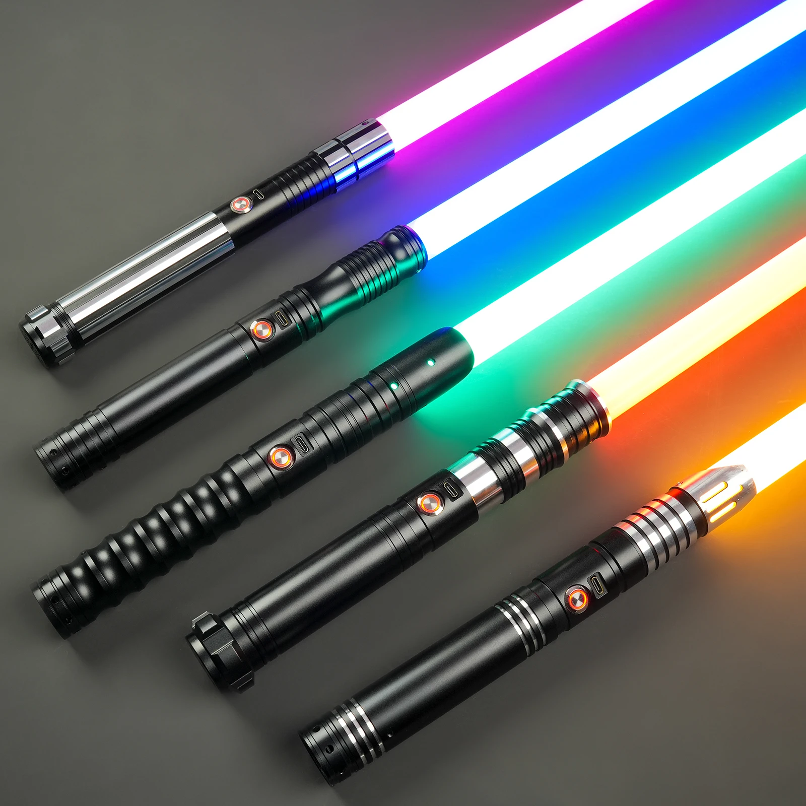 LGT Saberstudio Metal Hilt Force Heavy Dueling Light Saber Infinite Color Changing with 34 Sound Fonts Sensitive Smooth Swing