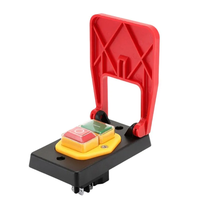 YH02-A/OFF é adequado para torno interruptor de pá bancada broca/moedor KJD17B-16 serra de mesa interruptor de botão eletromagnético 16a 250v