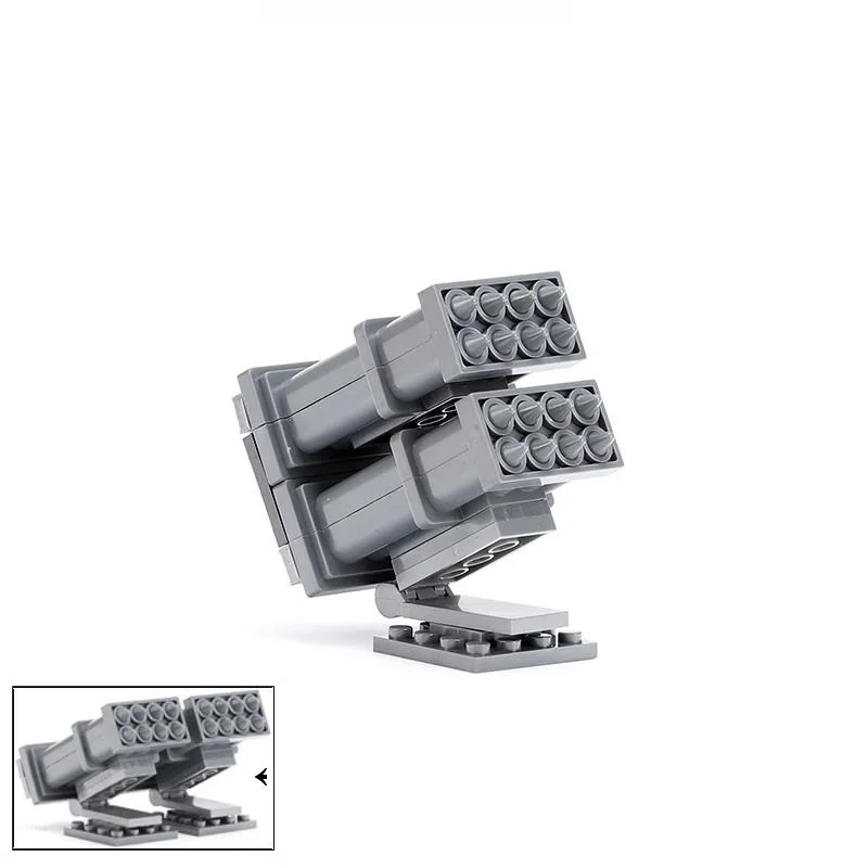 Missile Launcher Soldier Army Gun MOC SWAT Military Weapons Playmobil Brinquedos Figures Building Block Brick Mini Assembly Toys