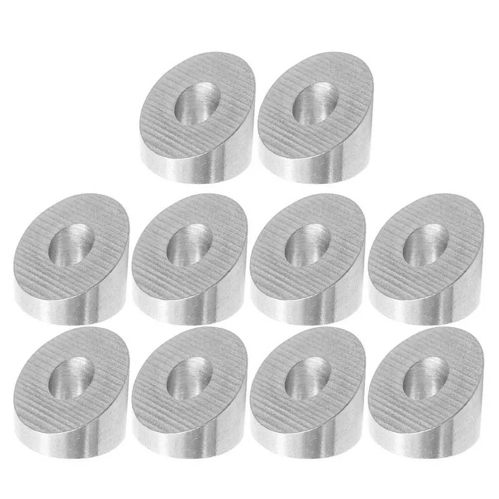 10Pcs Angle Beveled Washer Stainless Steel 316 Cable Railing Kit Wire Rope Washer Deck Stair Railing Cable Tensioner