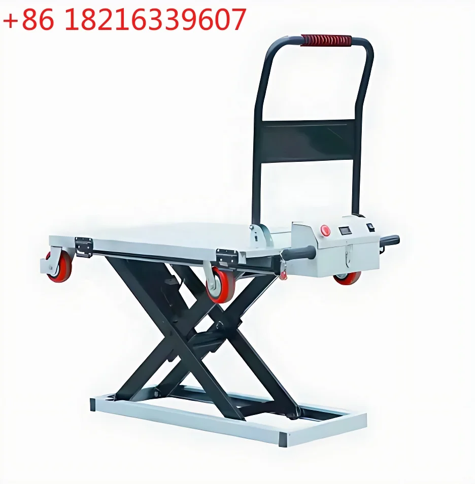 TAO Hydraulic Cargo Trolley Flatbed Truck Cart Platform Versatile Electric Lifting Scissor Lifts Factory Direct Four-Wheel Steel
