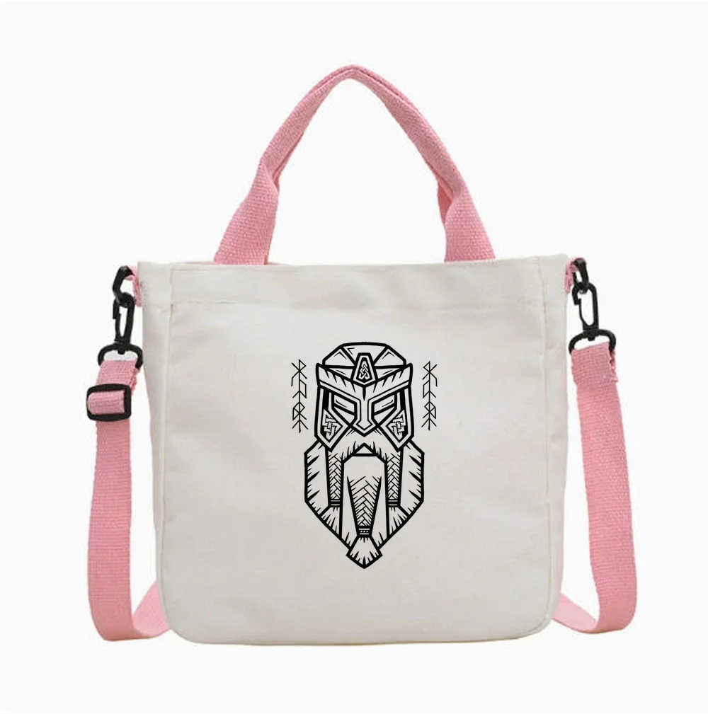 Viking tote bag shoulder  canvas  totebag torba na zakupy woman