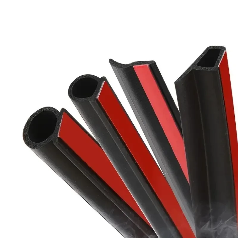 5M Small/Large D Type Sealing Strip B/P Type Car Sound Insulation Strip T Type Rubber Sealing Strip for Car Sound Insulation