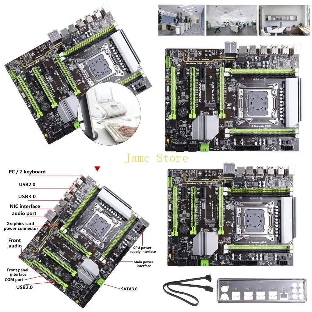 

Материнская плата LX0B DDR3 X79T LGA 2011, материнская плата компьютера с 4 каналами
