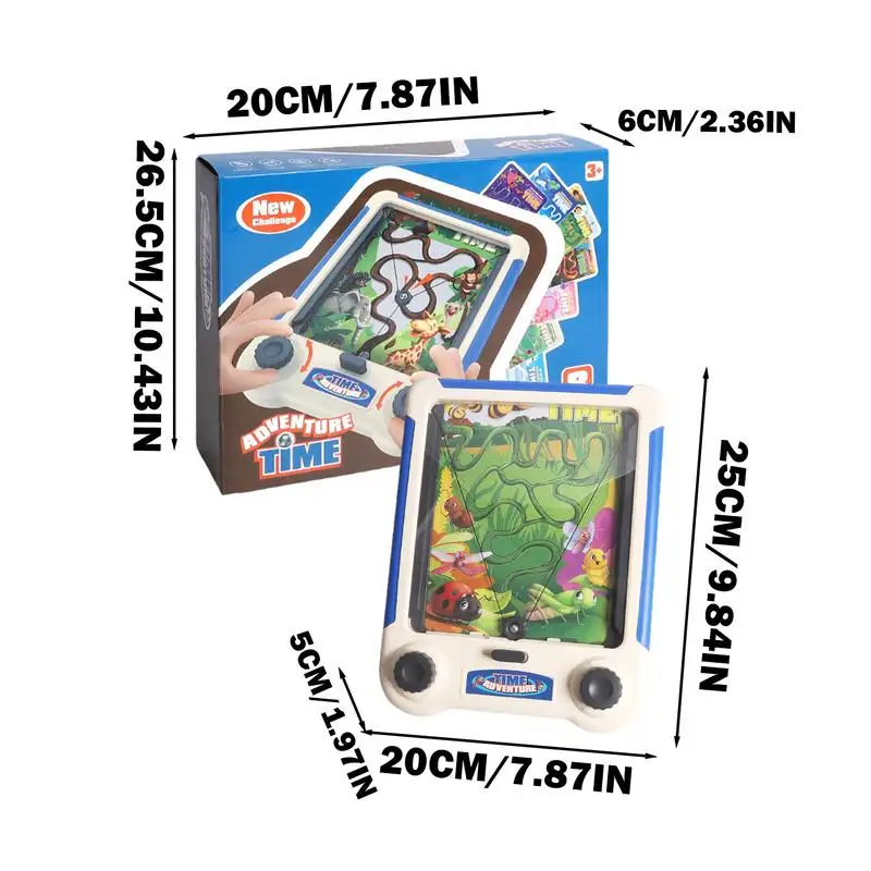 Labyrinth Puzzle Spiel Brain Teaser Puzzles Handheld Zappeln Spielzeug Ball Spiel Labyrinth Ball sequentielle Puzzle Spielzeug Stress abbau Spiele