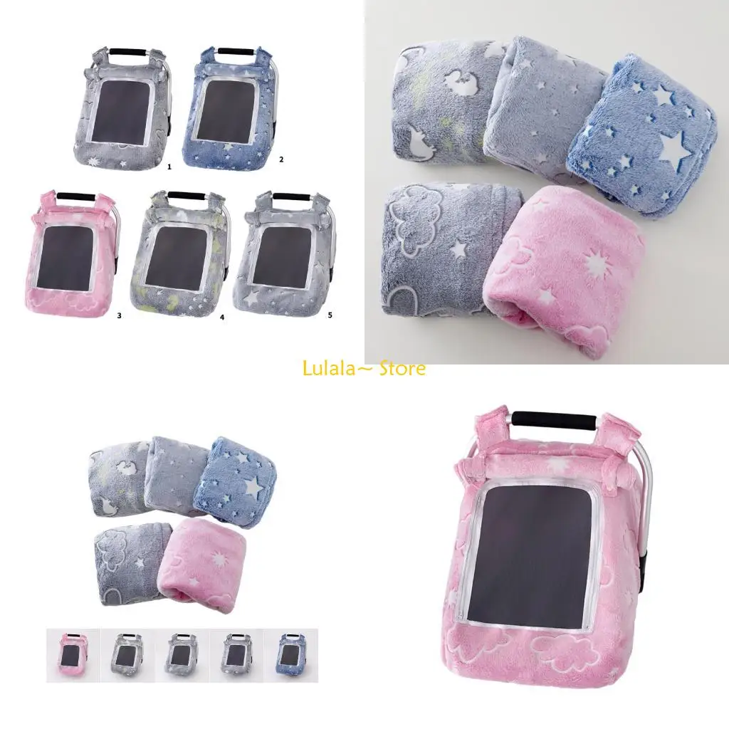 y4qa-soft-flannel-infant-bassinet-cover-windproof-sun-protections-safety-snaps
