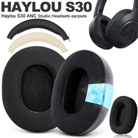 Earphone pads For Haylou S30 S35 ANC replacement  Earpads Mesh cloth Memory Covers Sponge Soft Protein