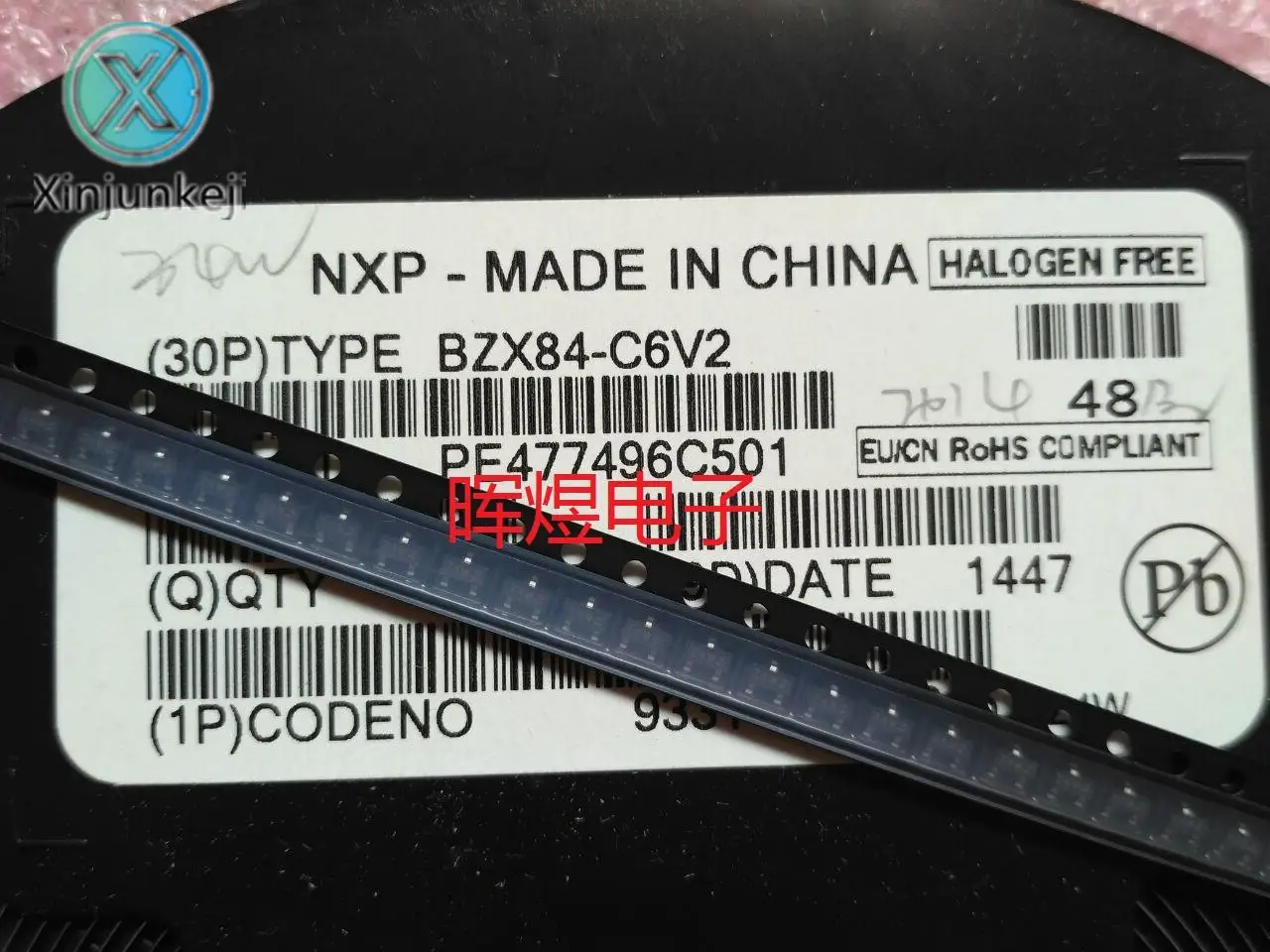 30Pcs Orginal Nieuwe BZX84-C6V2 SOT23 6.2V Smd Zenerdiode Z4W