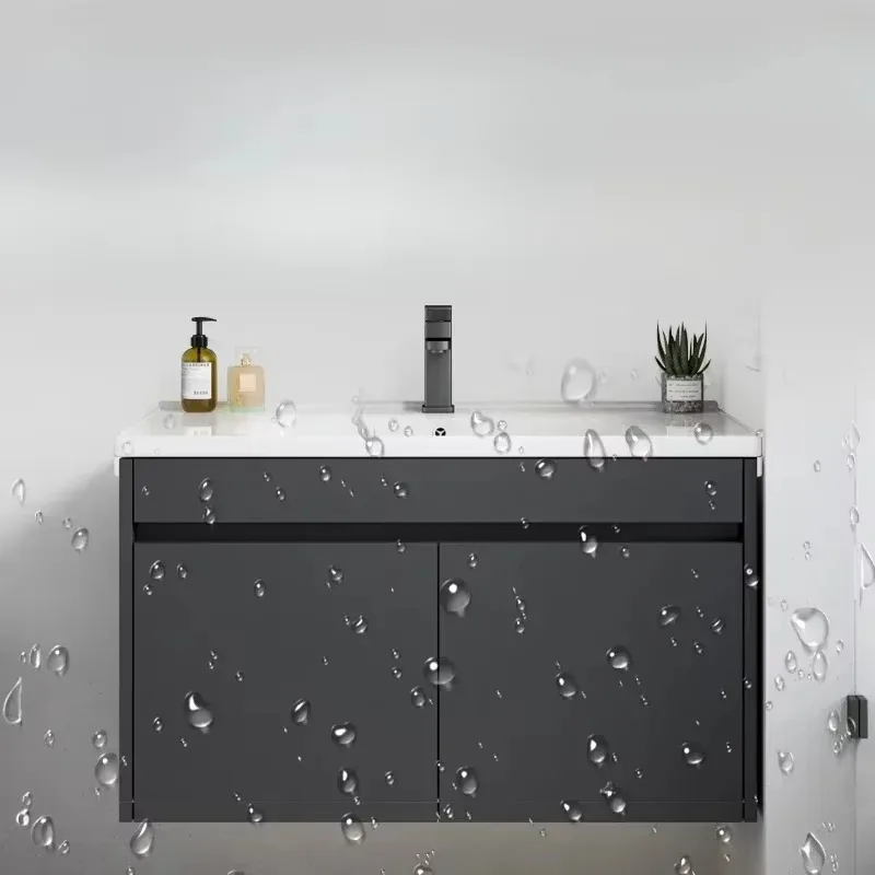 Mueble de baño de lujo, almacenamiento cerrado, lavabo, fregadero, muebles, archivadores, fregaderos estrechos, baño de Mdf multifunción