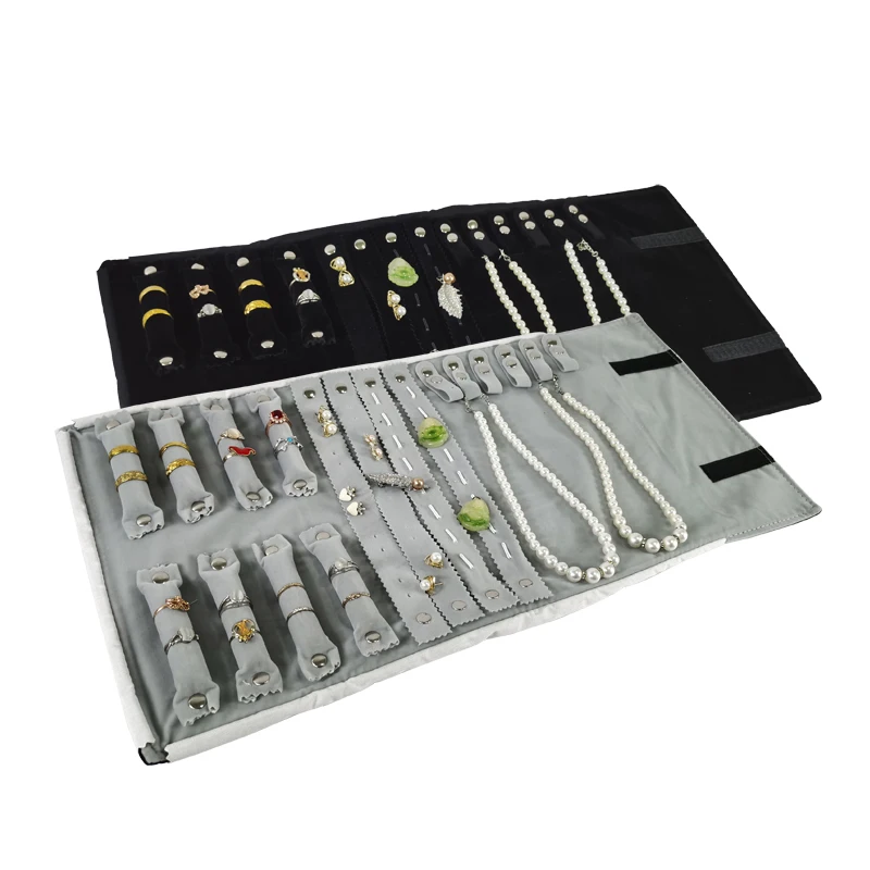 

High-quality Velvet Jewelry Storage Bag Ring Necklace Pendant Earring Set Series Of Jewelry Convenient Storage Display Props