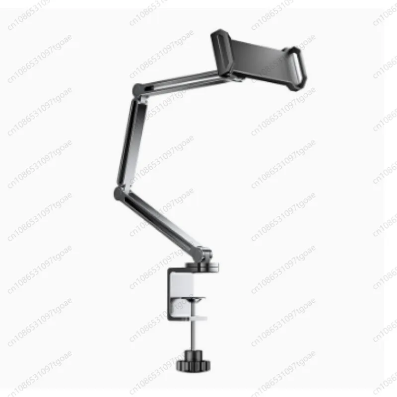 Aluminum Adjustable Tablet Stand 3 Joint Foldable Desk Clamp Arm Holder For iPad Tab E-Reader
