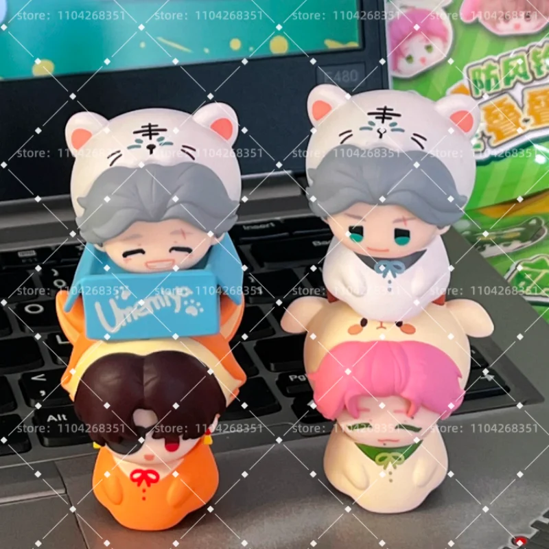 Echte Windbreker Windgong Snoepkorrels Serie Blind Box Kawaii Sleutelhanger Mystery Box Speelgoed Decora Anime Figuur Verjaardagscadeau