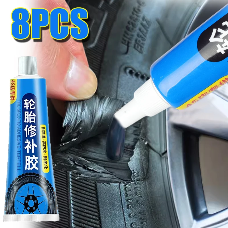 

Universal Tire Power Bonding Sealant Abrasion Resistant Rubber Non-Corrosive Car Tire Repair Fluid Portable Emergency Auto Parts