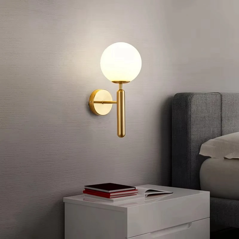 Modern Indoor Wall Light Lamp Suitable for Bedroom Bedside Living Room Home Decor Light Fixture-A50M