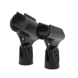Universal U-shaped Microphone Clip Bracket Mic Clamp with Copper Teeth Threaded for Shure Mic Microphone Wireless/Wire