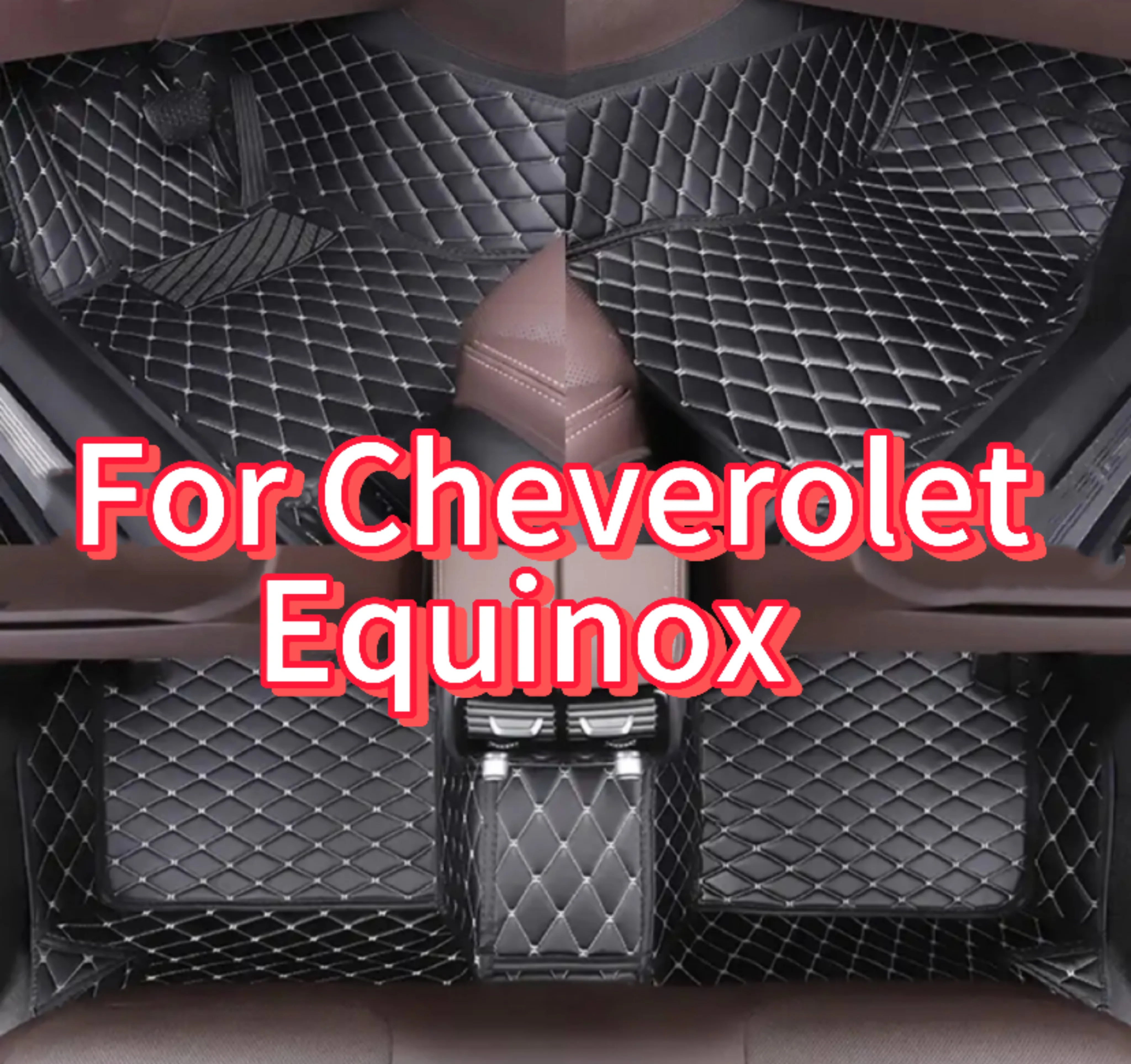 Car Floor Mat For Chevrolet Equinox All Model Auto Rugs Carpets Accessories styling interior Custom Waterproof Leather Pad parts