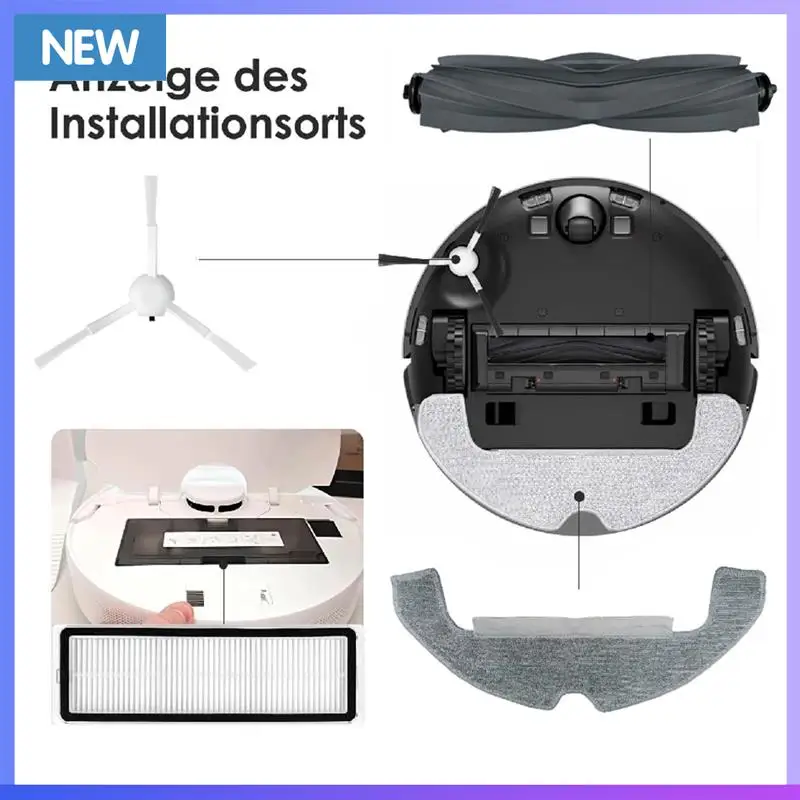 

A60P 29 шт. комплект аксессуаров для Dreame D10 Plus Gen 2/RLD32GD, насадка для пылесоса, основная боковая щетка, фильтр, мешок для пыли, ткань для швабры