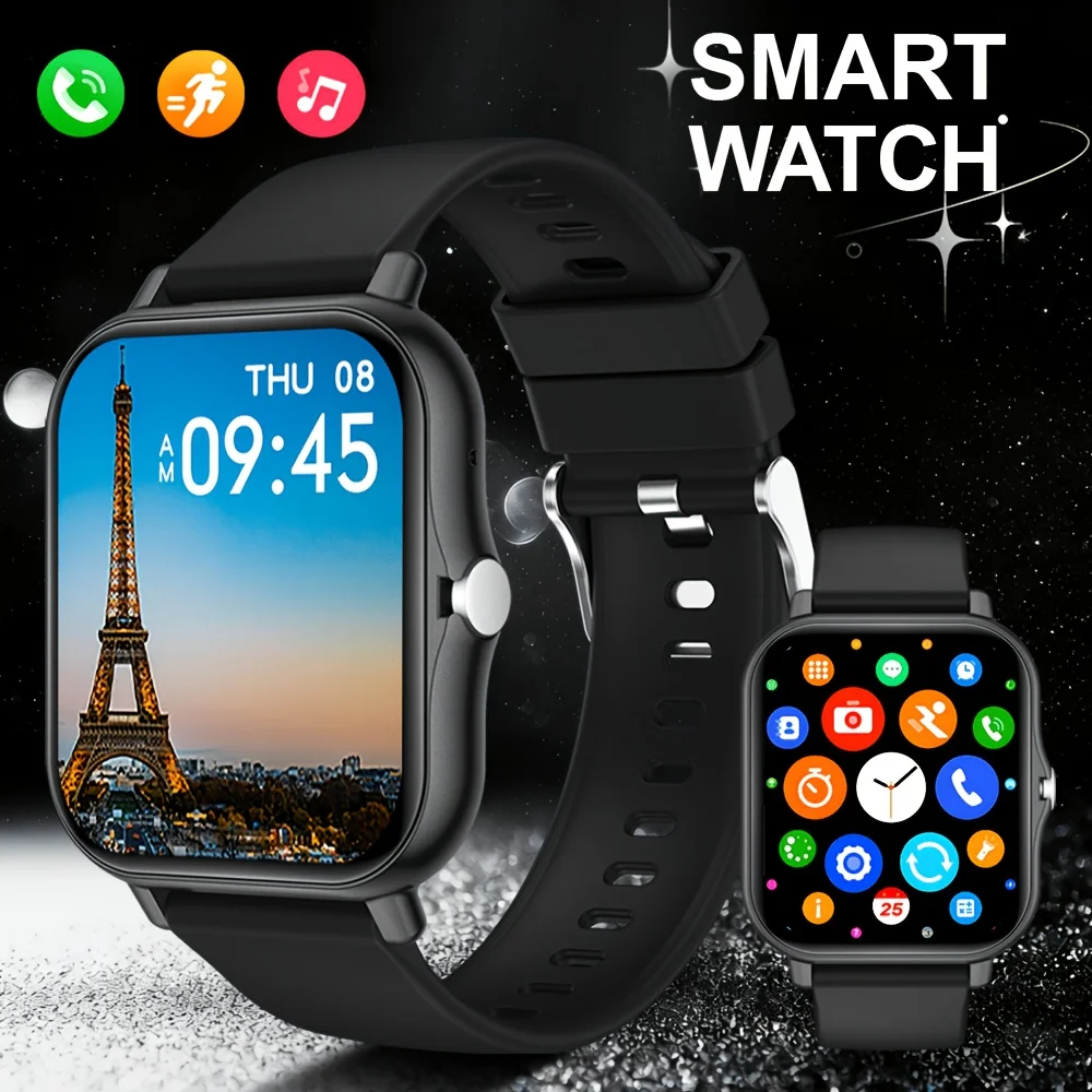 Smartwatch, Silicone Strap, and Gender Friendly Design in 2026. It Supports Intelligent Functions for Making and Answering Calls