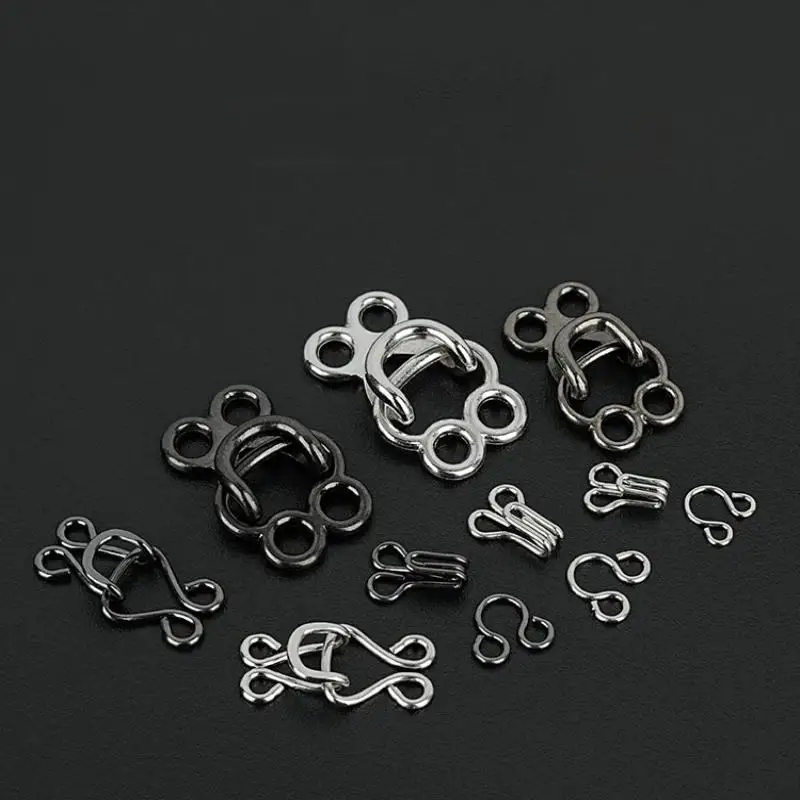10 Pairs Metal Invisible Garment Hook Jeans Pants Skirts Adjust Clasp Decoration Buttons DIY Sewing Crafts Accessories view 3