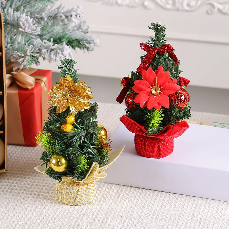 New Mini Christmas Tree Wholesale 2026 Small Xmas Tree Tabletop Decoration for Restaurant Holiday Home Ornament Supplies view 3