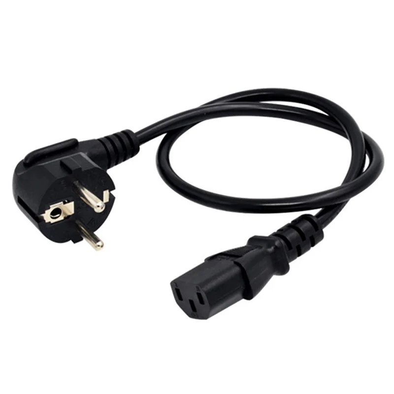 

【Sleek Design】2X Кабель питания европейского стандарта Euro Type F Schuko Plug Кабель питания IEC C13 для ПК Компьютер Монитор Принтер Телевизор (0,EU Pl