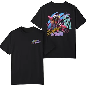 Kaus AMA Supercross Indianapolis Kaus Katun Pria Wanita Balap Sepeda Motor Trail Atasan Musim Panas Lengan Pendek Kaus Pria Streetwear 10 indianapolis colts penjualan terbaik - №