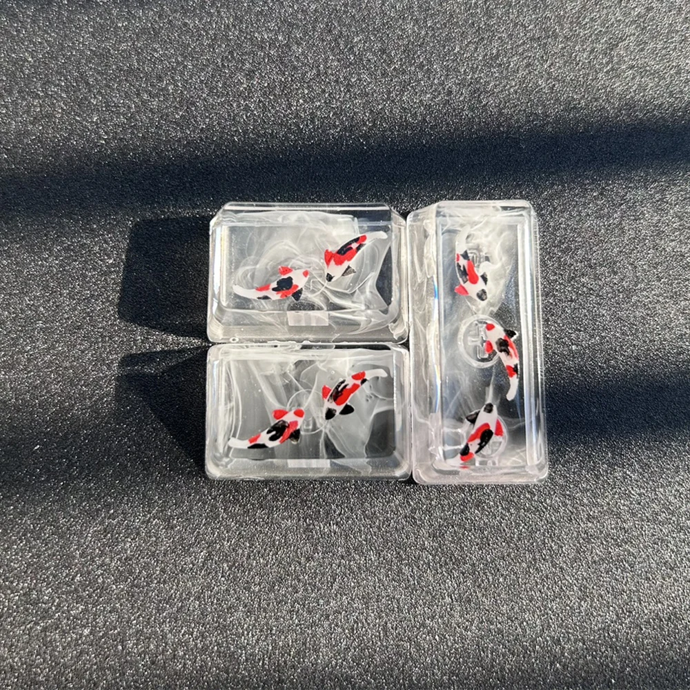 KOI Resin Keycaps 1.25U Ctrl ALT FN 1.5X TAB 2U Backspace 2.25u Enter 2.75U Right Shift 6U Spacebar Cherry Profile Customize Cap