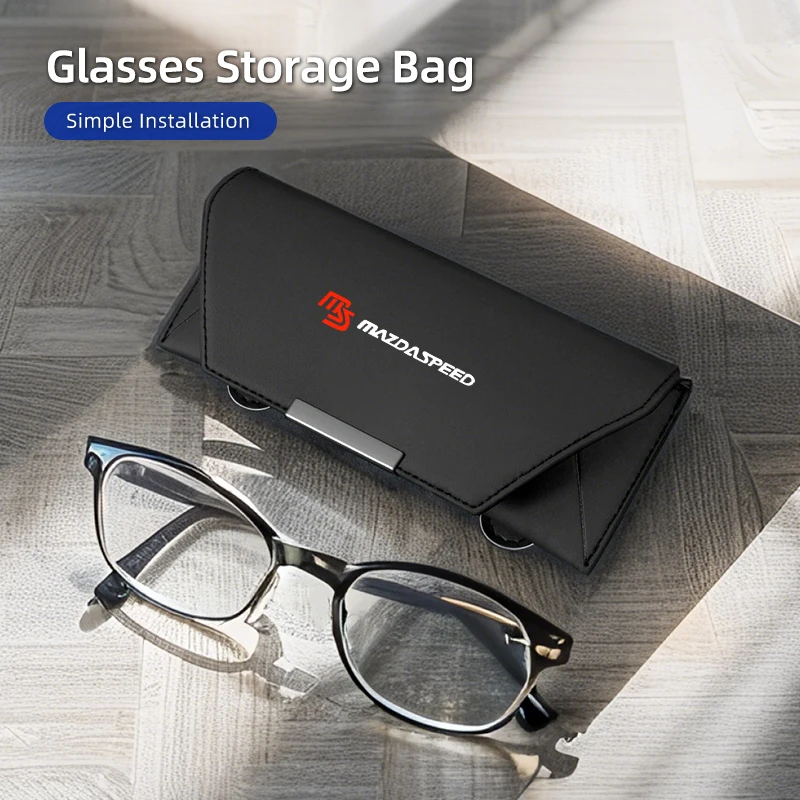 Автомобильный органайзер для солнцезащитных очков, чехол для хранения очков для Mazda 6 3 CX5 CX50 5 2 323 CX7 Demio Atenza Axela MX30 CX30