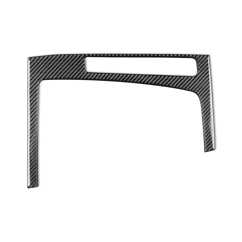 

A99F-Real Carbon Fiber For Q5L FY SQ5 2018-2024 LHD Center Console Gear Panel Outer Frame Trim Sticker Decal Replacement Pa