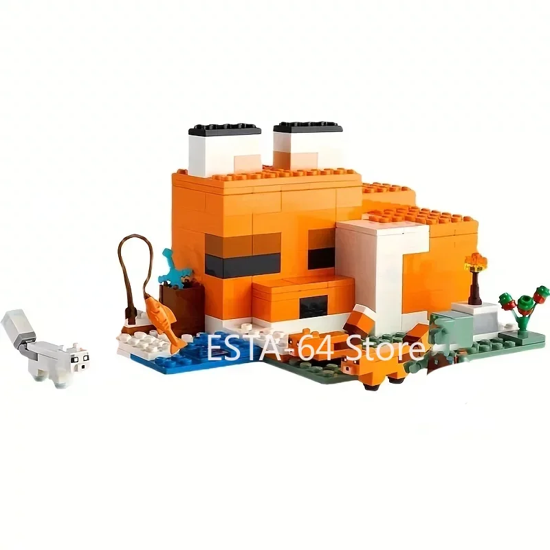 The Fox Lodge House importer Bricks Toy for Kids, Butter Strengthening, Night View, MOC Game, Assembler dos, Gift, 21178