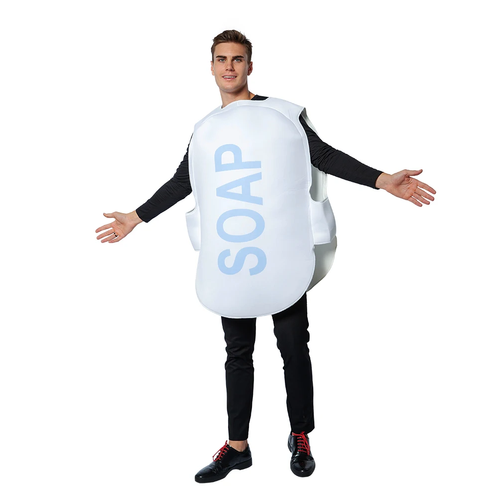 Volwassen Grappige Loofah Zeep Bad Cosplay Kostuum Mannen Vrouwen Halloween Paar Outfits Carnaval Pasen Purim Fancy Dress