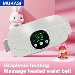 Menstruations Heizkissen Smart Warm Palace Gürtel Taille Vibration Massage Gerät Bauchmassagegerät für Krämpfe Zeitraum Schmerzlinderung