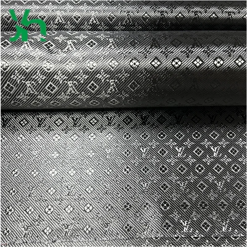 طباعة هندسية فاخرة من ألياف الكربون 3K - لجلد الكمبيوتر المحمول والأثاث والأقمشة المزخرفة DIY