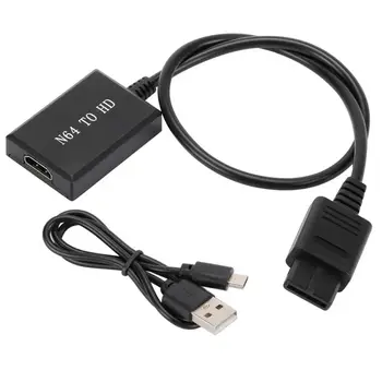 適用於N64的HDMI相容轉換器高清連接線,支援N64/GameCube/SNES,即插即用,1080P分辨率,任天堂64轉高清轉換器 8 最佳銷售 任天堂64配件 - №5