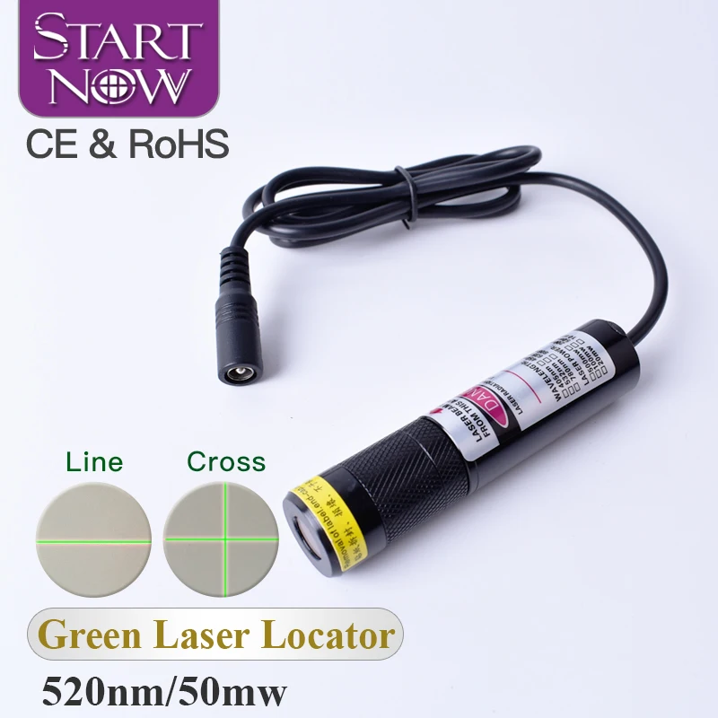 

Green Positioner 520nm 30mw Green Line Pointer Cross Module Alignment for Fabric Cutting Machine Industry Locator