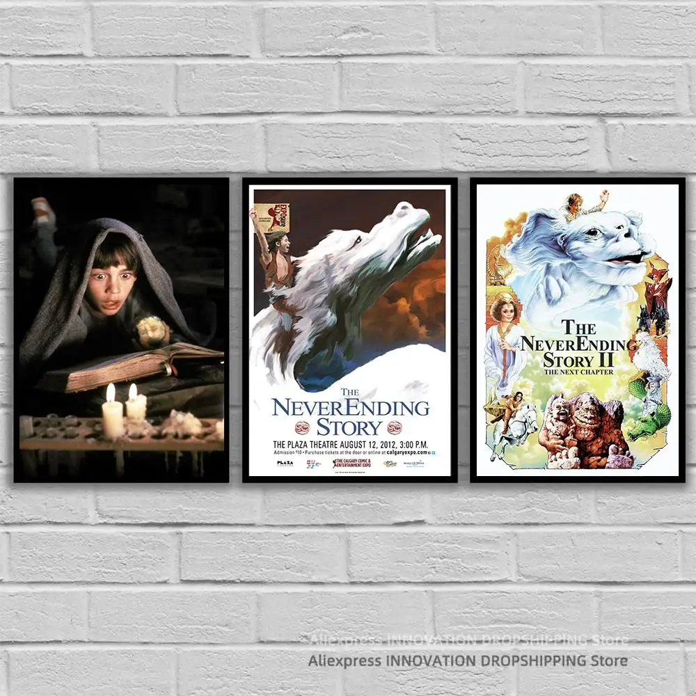 Neverending Story Movie Poster Modern Art Posters and Prints Canvas Painting Wall Pictures Decor Cuadros