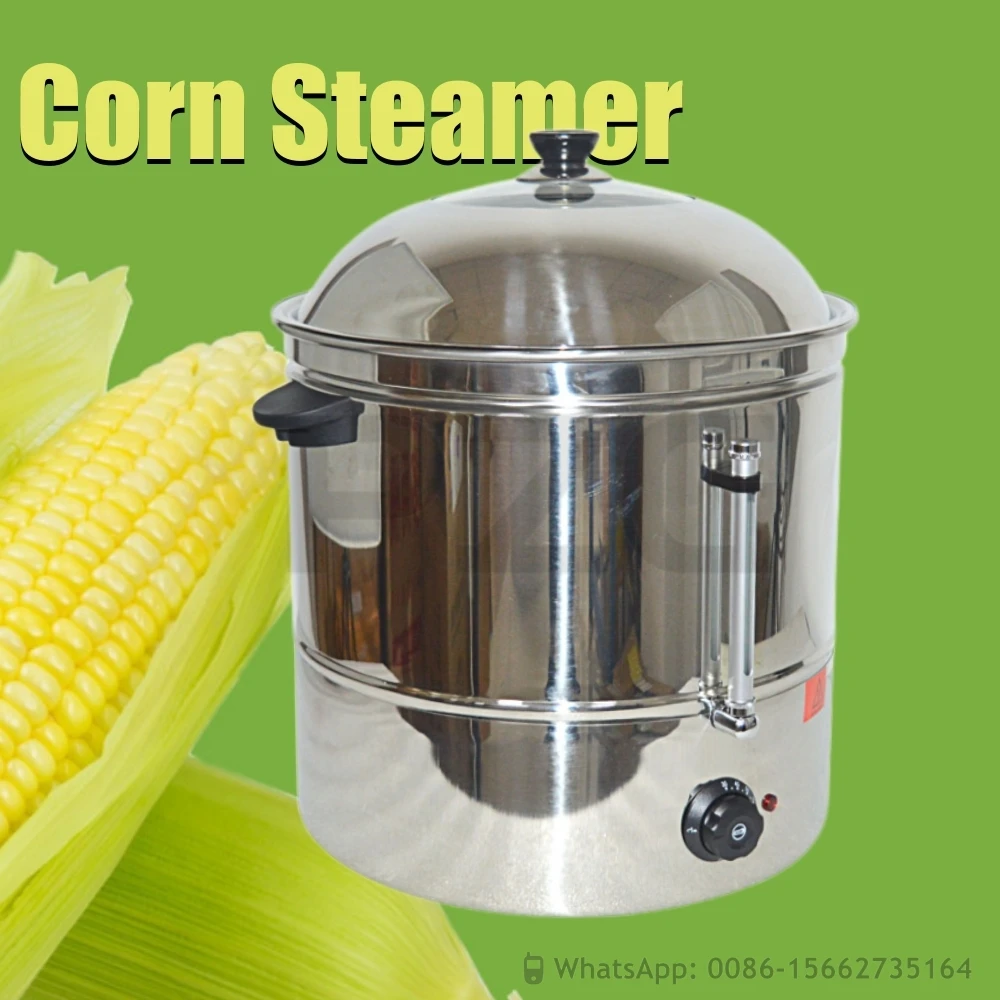 

48L Stainless Steel Sweet Corn Steamer Commercial Electric Steamer Corn Steam Cooker For Canteen Hotel Restaurant 220V 110V