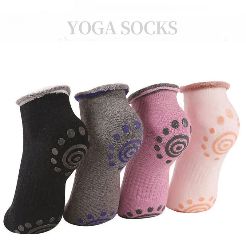 

Women Yoga Socks Pure Cotton Silicone Non-slip Grip Pilates Sports Socks Ballet Dance Dance Socks Indoor Fitness Sock Floor Sock