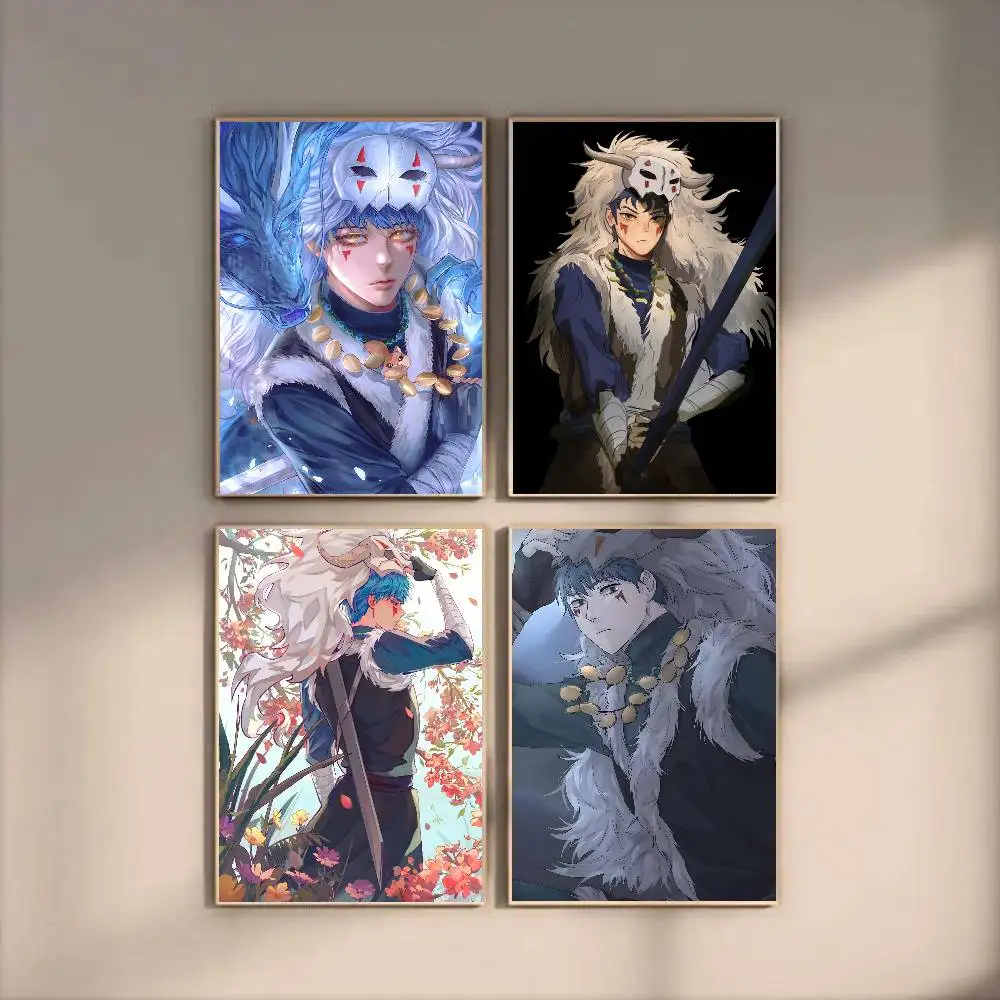 Shin Ah Anime Akatsuki No Yona Poster Art Sticky Wall Waterproof Home Living Room Bedroom Bar Aesthetic Decoration