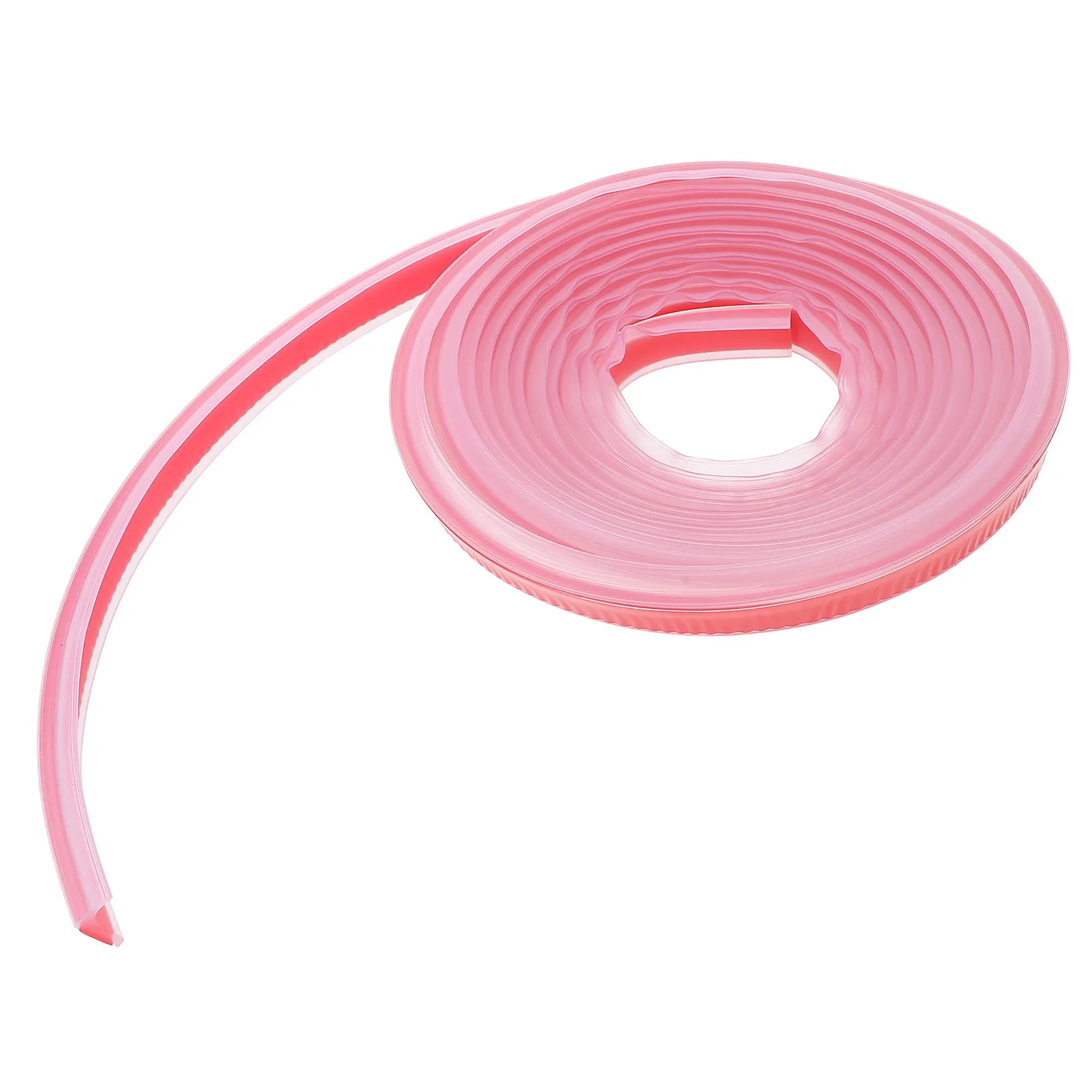 1 Roll Shower Threshold Water Strip Waterproof Tpe Seal Strip for Kitchen Countertop Sink Stopper Sink Edge Guard